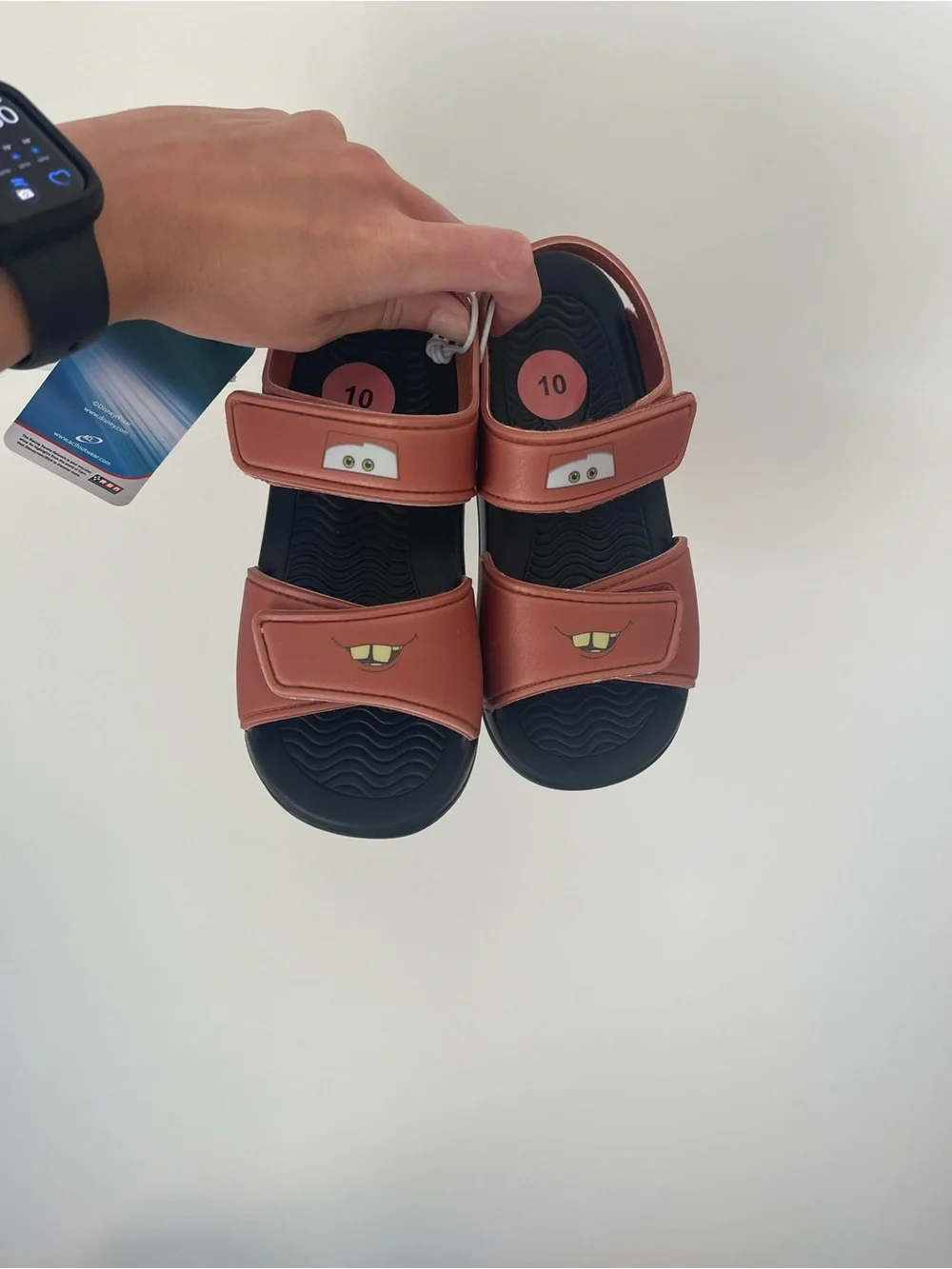 Disney Pixar cars mater Strap Sandals - Size 10